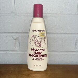 Vintage Max Factor Tried &‎ True Hair Thickener Bodybuilder For Fine Limp Hair